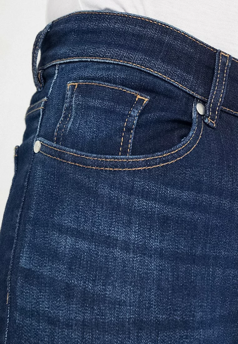 Pier One Uomo Jeans Skinny Fit - Dark-blue Denim - immagine 5