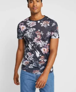 Pier One Uomo T-shirt Con Stampa - Multicoloured