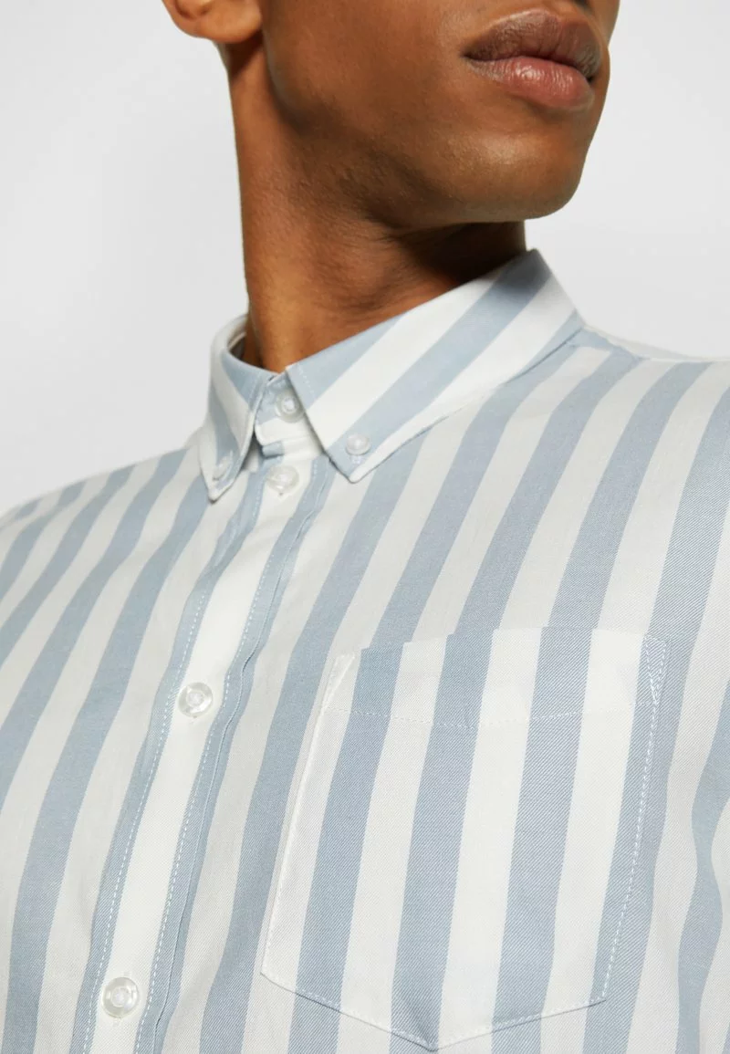 Pier One Uomo Camicia - Light Blue/white - immagine 6