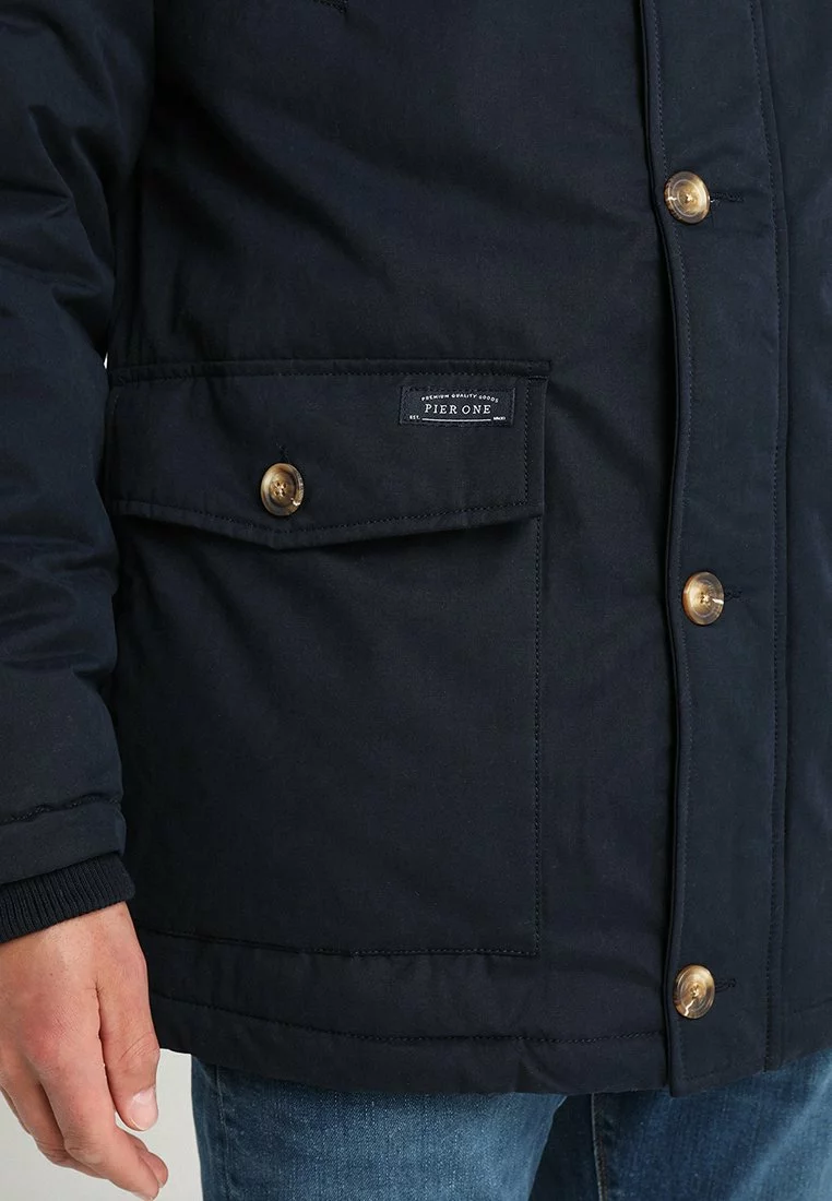 Pier One Uomo Giacca Invernale - Dark Blue - immagine 8