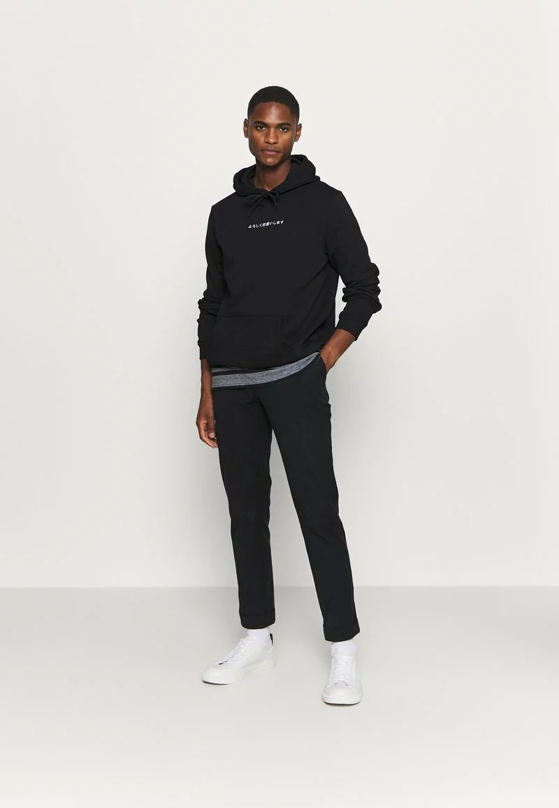 Pier One Uomo Felpa Con Cappuccio - Black - immagine 2