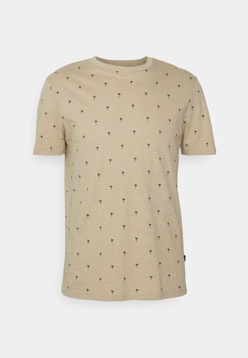 Pier One Uomo T-shirt Con Stampa - Beige