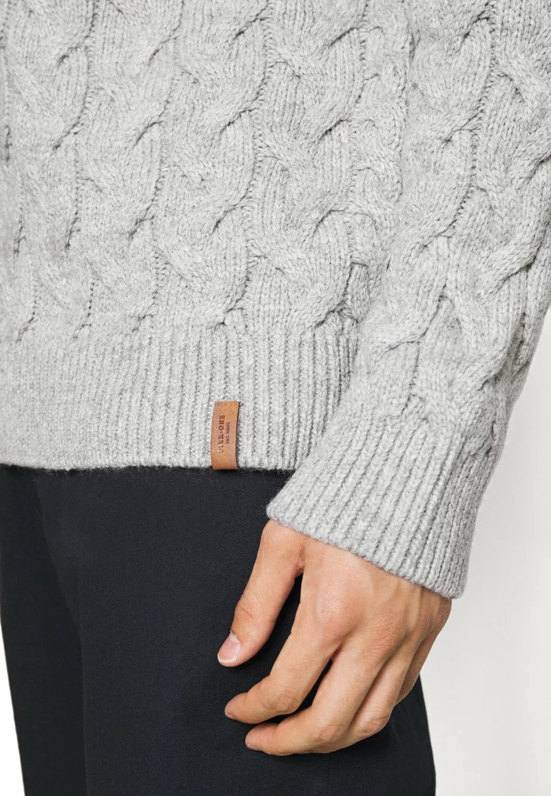 Pier One Uomo Maglione - Mottled Light Grey - immagine 5