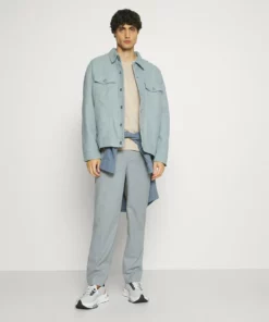 Pier One Uomo WITH BIRD STRAIGHT 5 PACK - T-shirt Basic - Dark Grey/dark Blue/olive