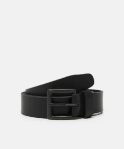 Pier One Uomo LEATHER - Cintura - Black