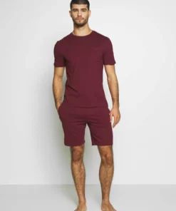 Pier One Uomo SET - Pigiama - Bordeaux