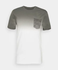 Pier One Uomo T-shirt Con Stampa - White/grey