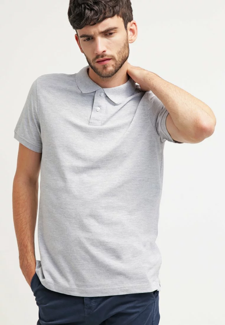 Pier One Uomo Polo - Light Grey Melange
