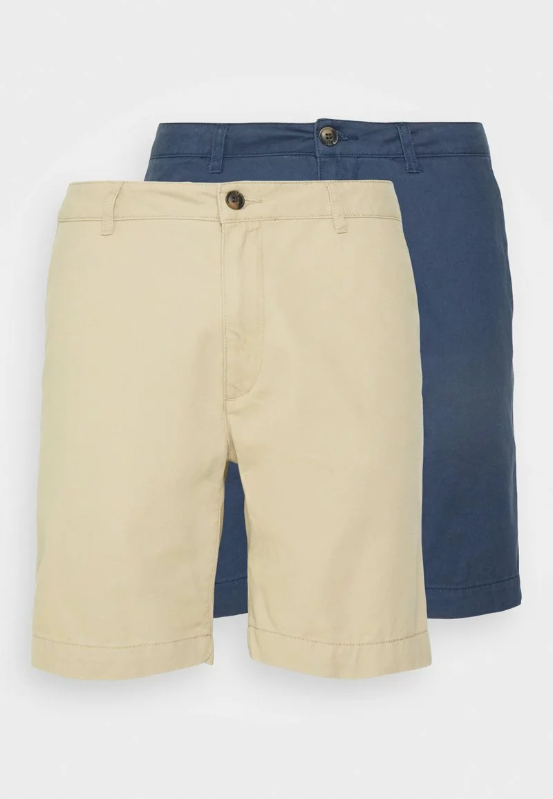 Pier One Uomo 2 PACK - Shorts - Dark Blue/tan - immagine 10