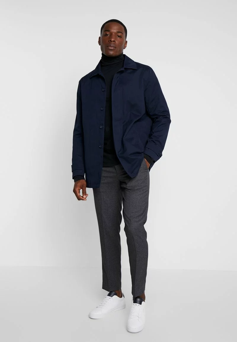 Pier One Uomo Maglietta A Manica Lunga - Black - immagine 2