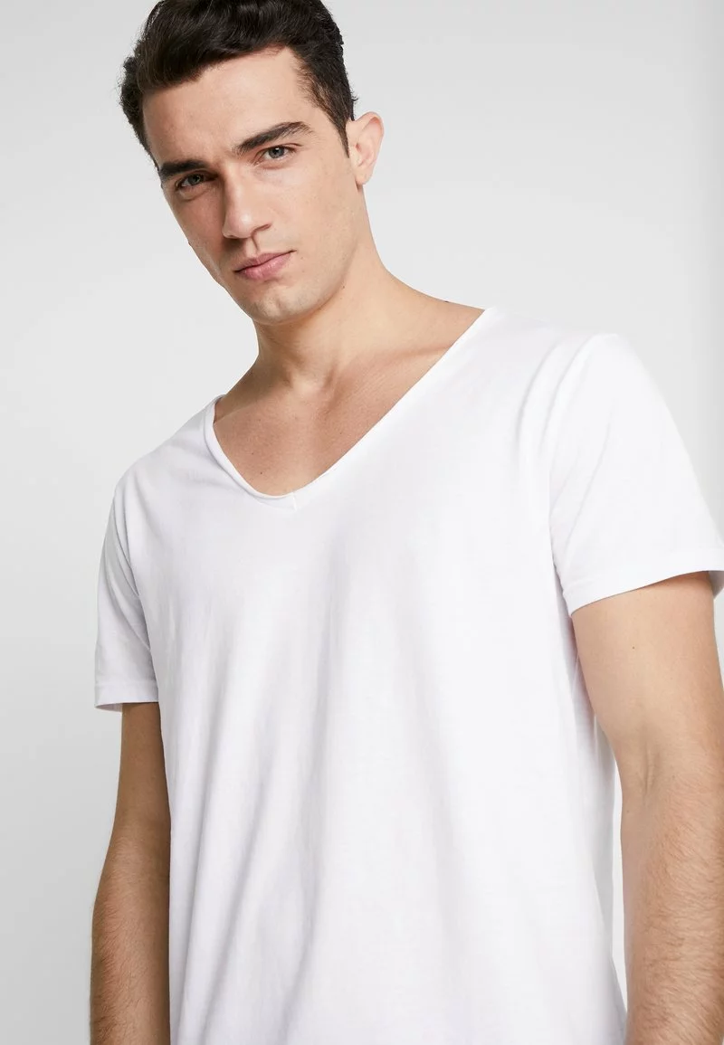 Pier One Uomo T-shirt Basic - White - immagine 5