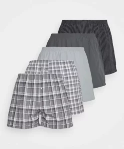 Pier One Uomo 5 PACK - Boxer - Black/grey/white