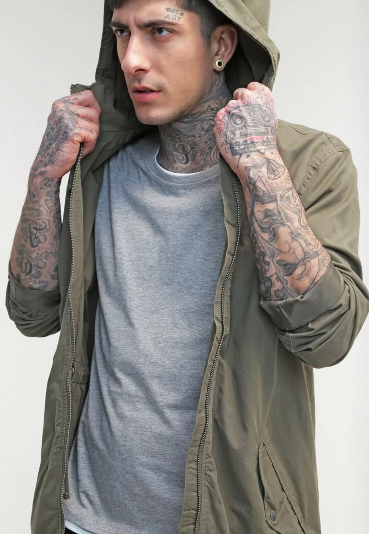 Pier One Uomo Parka - Khaki - immagine 4